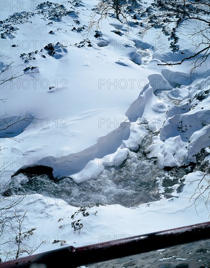 Snowy landscape, China