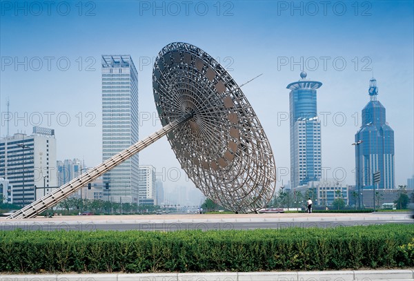 Architecture moderne, Shanghai, Chine