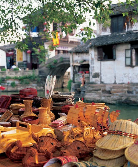 Objets tressés en bambou, Chine