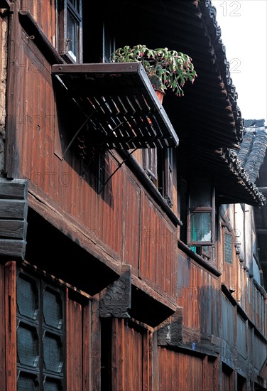 Maisons en bois, Chine