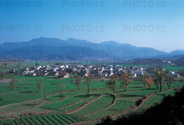 Paysage de prairie, Chine