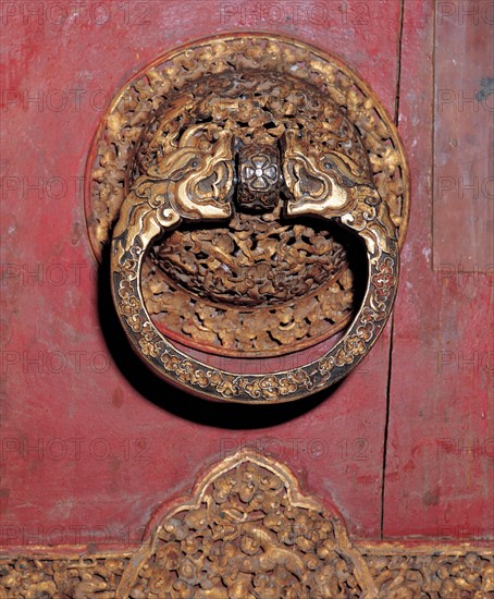 Iron knocker, China