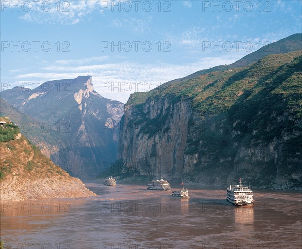Qutang Gorge, Three Gorges of Changjiang River China