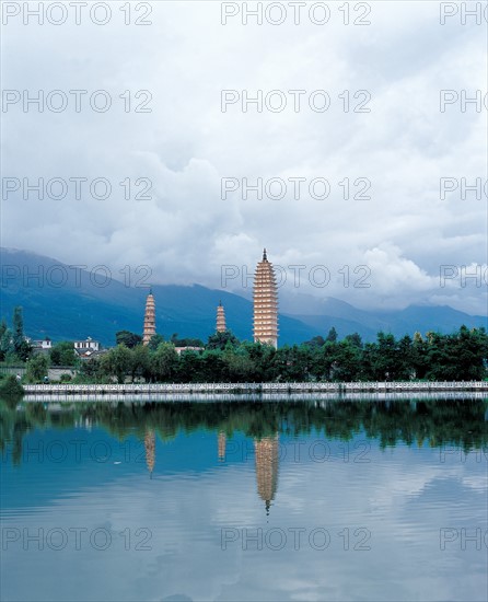 Temple Chongseng, Trois Pagodes, Dali, province du Yunnan, Chine