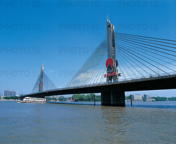 Pont Guangzhou, province du Guangzhou, Chine