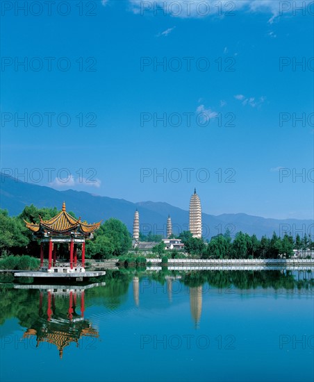 Temple Chongsheng, Dali,  province du Yunnan, Chine