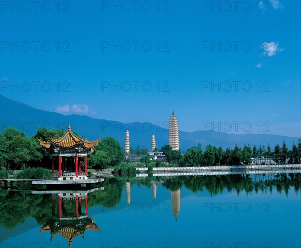 Temple Chongsheng, Dali, province du  Yunnan, Chine