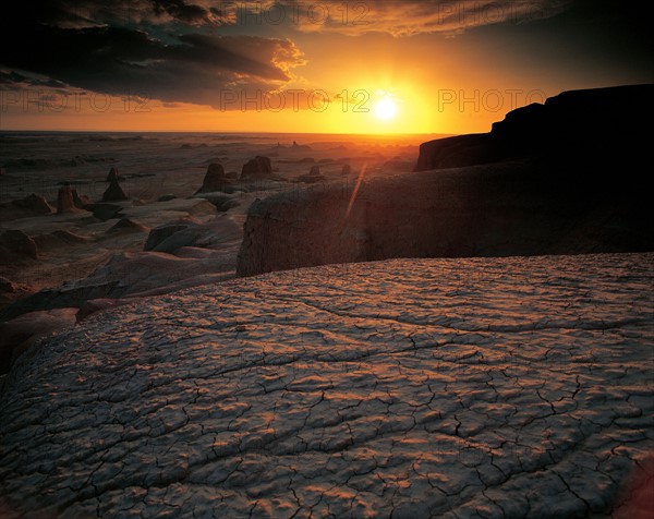 Cité du diable, Xinjiang Province, Chine