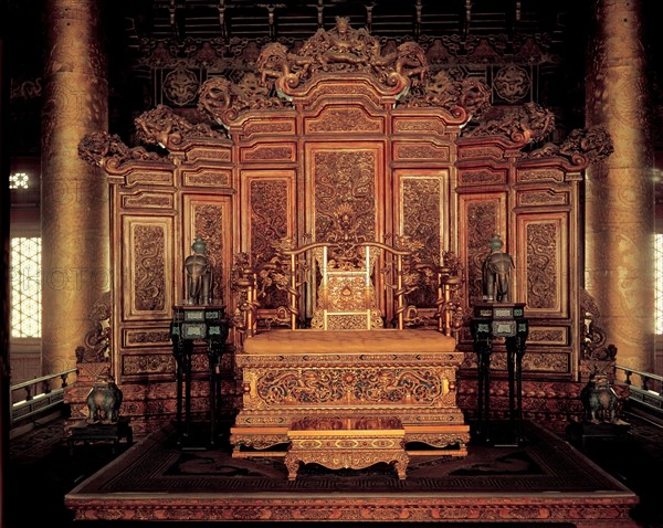 the Imperial Palace, the Hall of Supreme Harmony, Beijing, China
