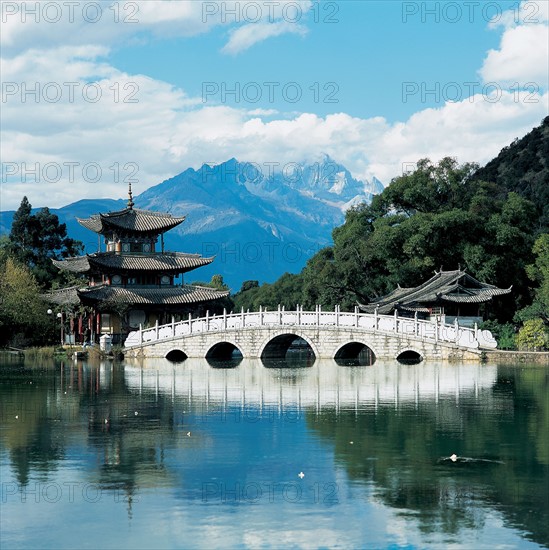 Lijiang, le Lac du Dragon noir, province du Yunnan, Chine