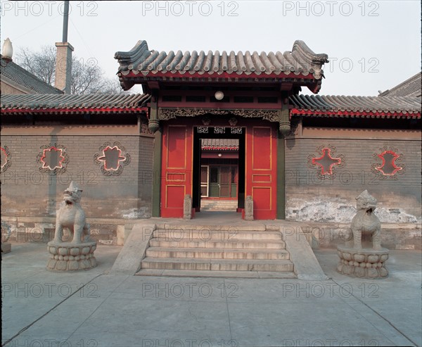 Complexe de maisons traditionnelles à Pékin, Chine