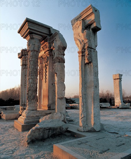 Ruines de Yuanmingyuan, Pékin, Chine