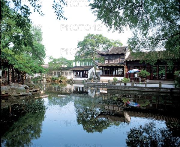 Suzhou, Jardin Attardez-vous, province du Jiangsu, Chine