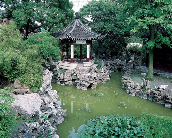 Yangzhou, Jardin Geyuan, province du Jiangsu, Chine