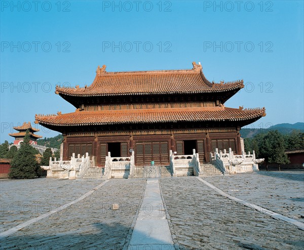 Qingdong Tombs, Xiao Tomb, Longen Hall, Hebei Province, China