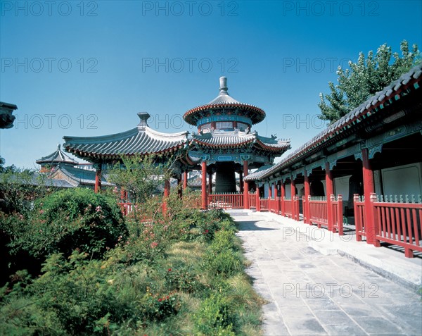 Le temple de la Grande Cloche à Pékin, Chine