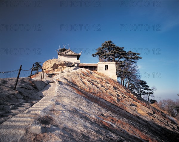 Pic nord du Mont Huashan, Shanxi, Chine