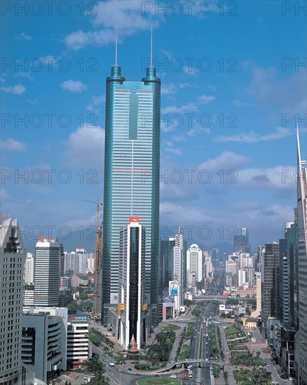 Paysage urbain à Shenzen, Chine