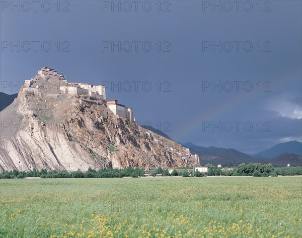 Maisons sur une falaise, Chine