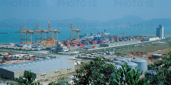 Port de marchandises, Chine