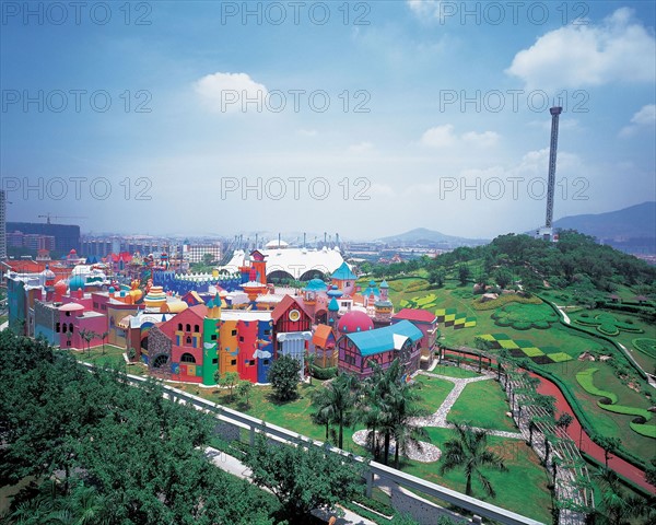 Maisons colorées, Chine