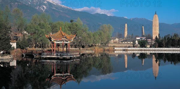 Les Trois Pagodes du Temple Chongshen, Chine