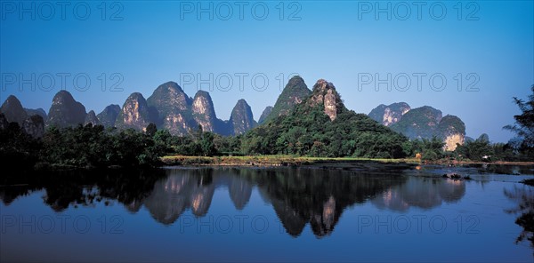 Collines de Lijiang, à Guilin,dans la province du Guangxi, Chine