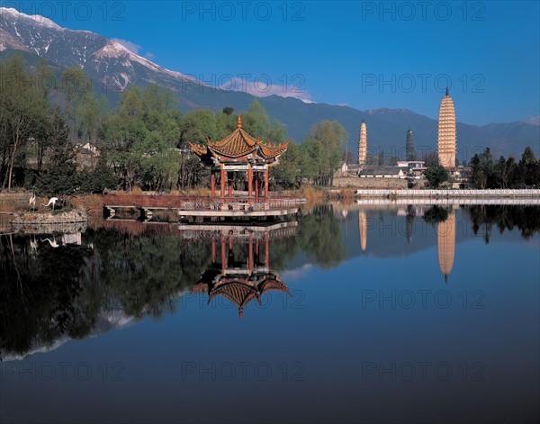 Three-Pagoda, Dali, Yunnan Province, China