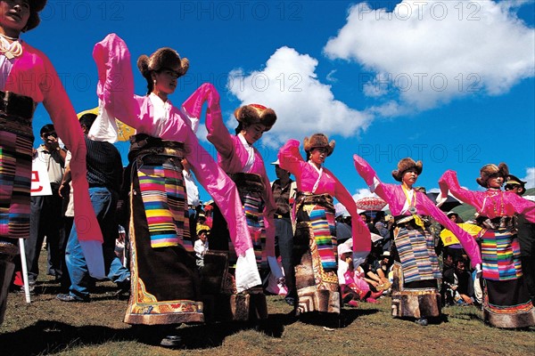 Ethnie Zang, Tibet, Chine