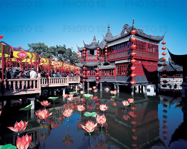 La Temple de la Ville de Dieu, Shanghaï, Chine