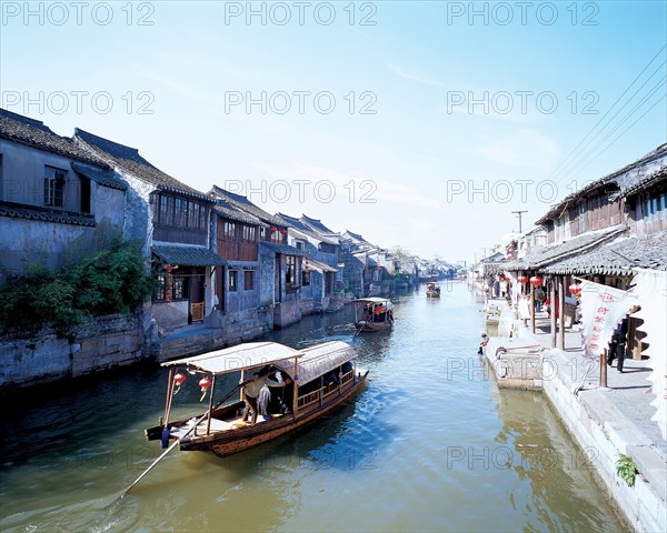 Village sur l'eau, Chine