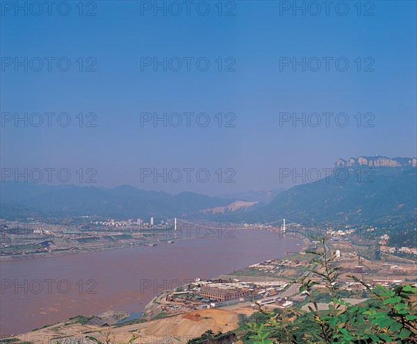 Le fleuve Changjiang, Chine