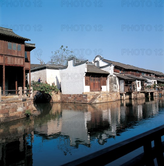 Village au bord de l'eau, Chine