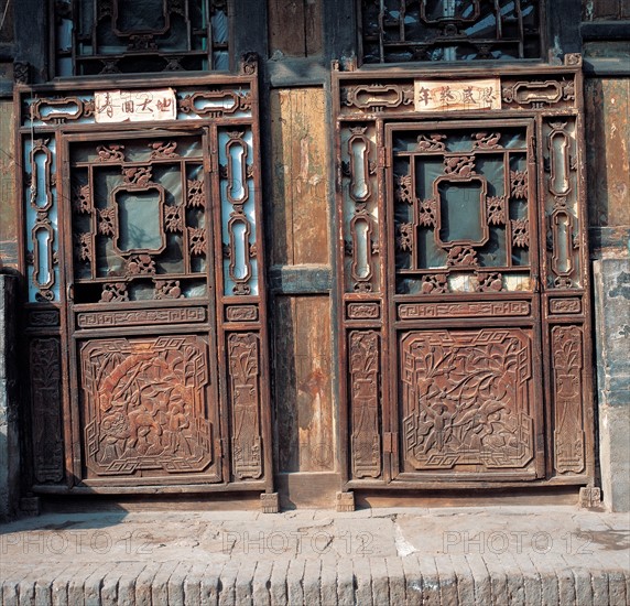 Shaanxi, PingYao, woodcarving, China