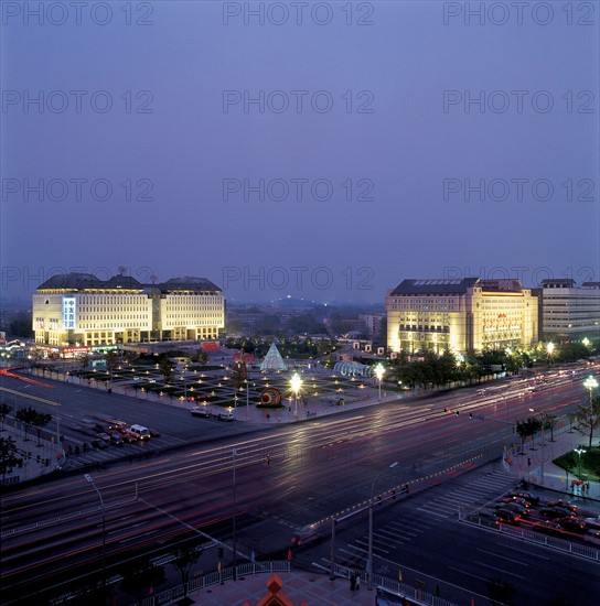 La Place de la Culture de Xidan, Pékin, Chine