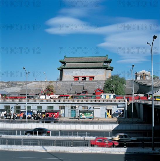 Porte monumentale "Desheng Men", Pékin, Chine