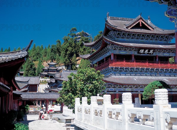 La Maison Mu à Lijiang, province du Yunnan, Chine