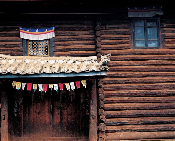 Maison, province du Yunnan, Chine