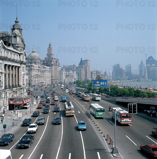 Le Bund de Shanghaï, Chine