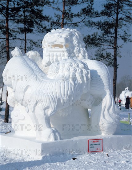 Harbin, Snow Sculpture, Chine