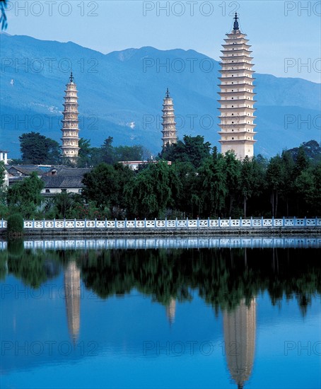 Les Trois Pagodes du Temple Chongsheng, Chine