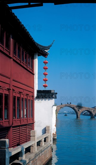 Bourg de Zhujiajiao, Shanghaï, Chine