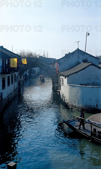 Bourg de Zhujiajiao, Shanghaï, Chine