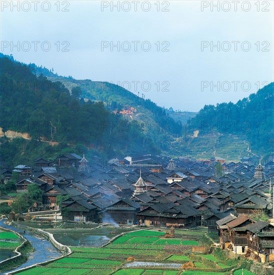 La Tour du Tambour Liping, Chine