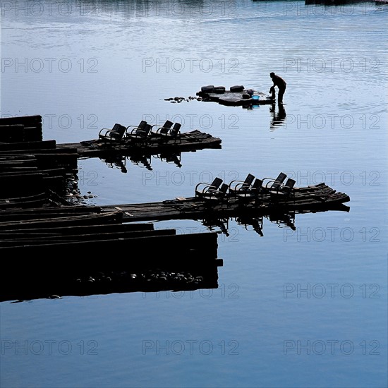 Bamboo rafts, China