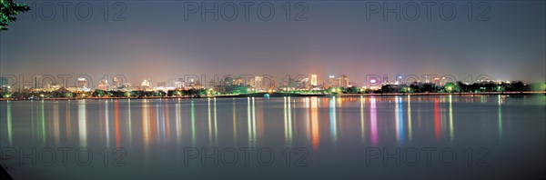 City by night, China