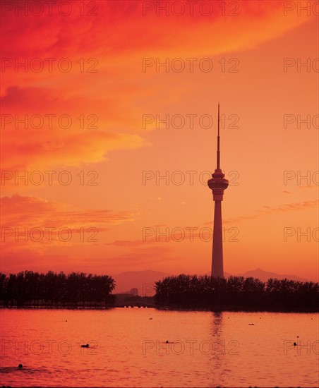 CCTV, television station tower, China