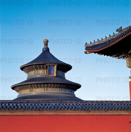 Salle des prières pour la bonne moisson du Temple de l'auguste ciel à Pékin, Chine