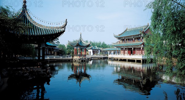 Jardin du lac Cuihu, Chine