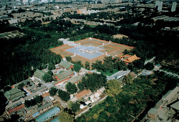 La Temple de terre, Pékin, Chine